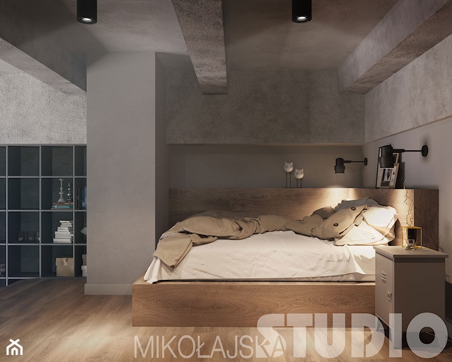 loft-sypialnia - zdjęcie od MIKOŁAJSKAstudio