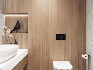 łazienka w drewnie - zdjęcie od MIKOŁAJSKAstudio