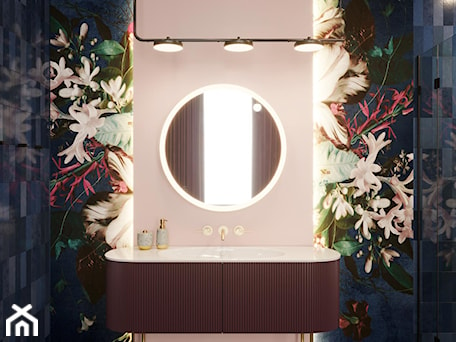 Aranżacje wnętrz - Łazienka: stylowa łazienka - róż - MIKOŁAJSKAstudio. Przeglądaj, dodawaj i zapisuj najlepsze zdjęcia, pomysły i inspiracje designerskie. W bazie mamy już prawie milion fotografii!
