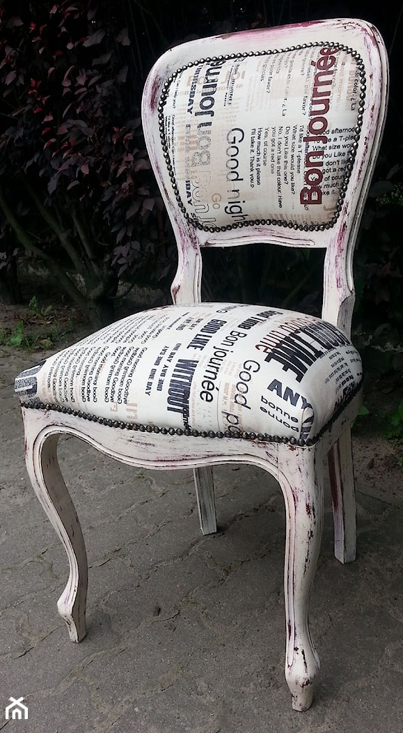 krzesło shabby chic, ,prowansja ,vintyge - zdjęcie od Blackread - Homebook