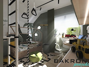 dwupokoleniowy dom w Pyrzycach - Pokój dziecka, styl nowoczesny - zdjęcie od BAKRON PROJEKT