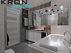 projekt łazienki - Łazienka, styl nowoczesny - zdjęcie od BAKRON PROJEKT
