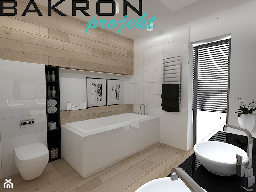 łazienka nowoczesna - Łazienka, styl nowoczesny - zdjęcie od BAKRON PROJEKT