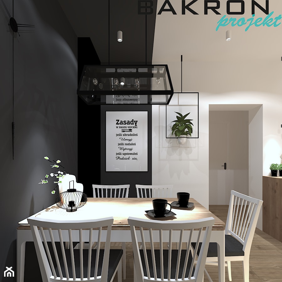 Kuchnia w bieli - Mielno - Kuchnia, styl nowoczesny - zdjęcie od BAKRON PROJEKT