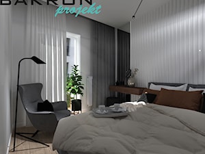 apartament nad morzem - Sypialnia, styl nowoczesny - zdjęcie od BAKRON PROJEKT