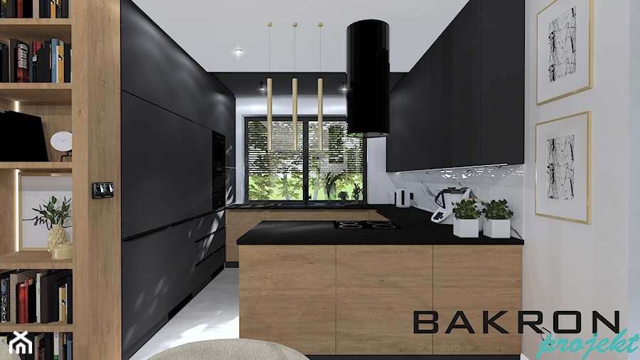 dom w Baniach - Kuchnia, styl nowoczesny - zdjęcie od BAKRON PROJEKT