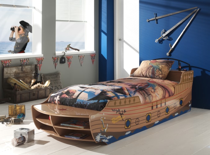 Łóżko łódź, łajba Pirata - łóżko dla dziecka - zdjęcie od epinokio.pl - Homebook