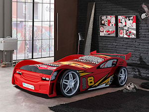 Łóżko AUTO samochód Night Racer Red, łóżko dla dziecka - zdjęcie od epinokio.pl