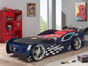 Łóżko AUTO samochód Grand Turismo niebieski,łóżko dla dziecka - zdjęcie od epinokio.pl