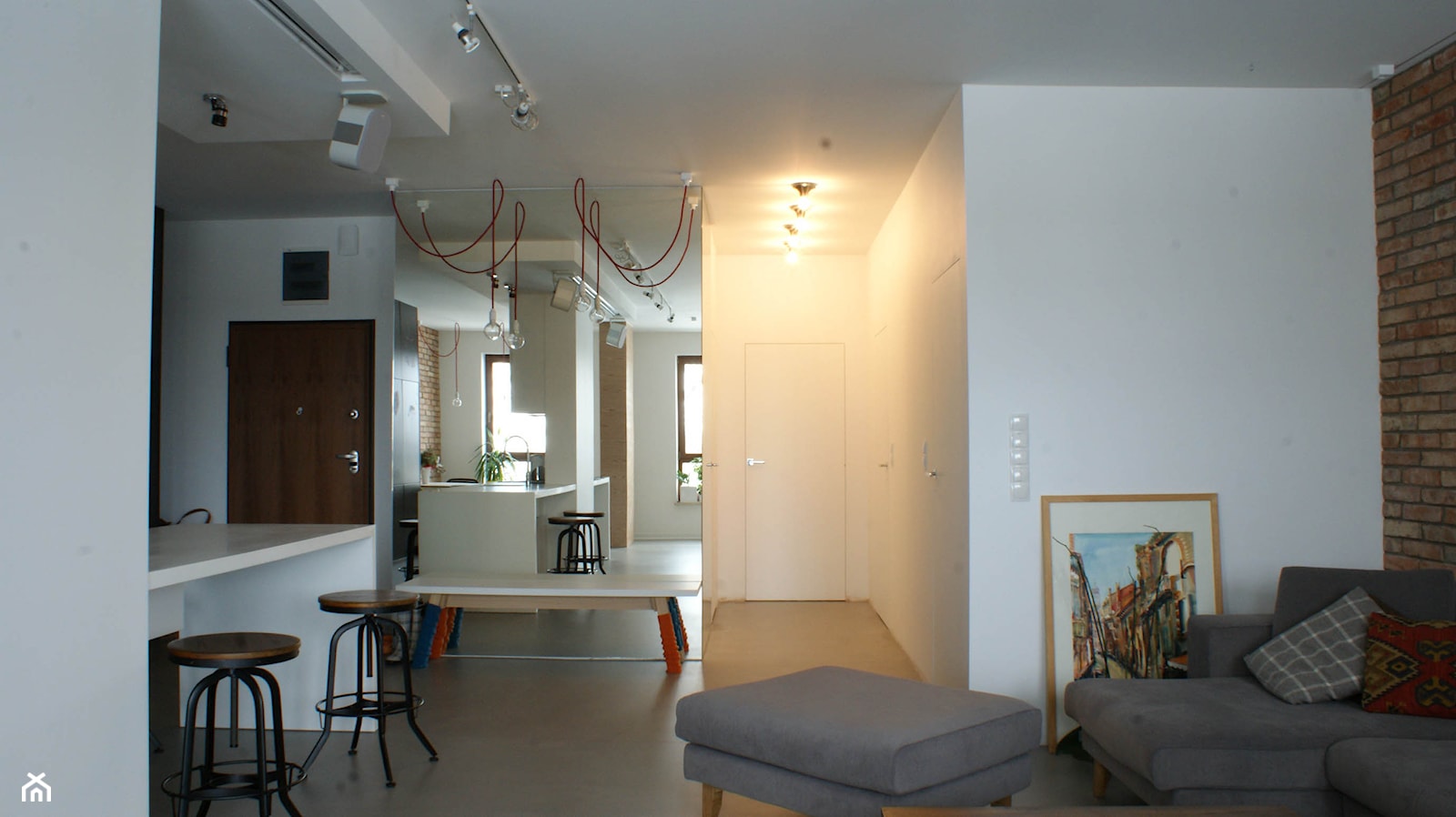 LOFT W WILANOWIE - Salon, styl industrialny - zdjęcie od t design - Homebook