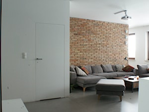 LOFT W WILANOWIE - Salon, styl industrialny - zdjęcie od t design