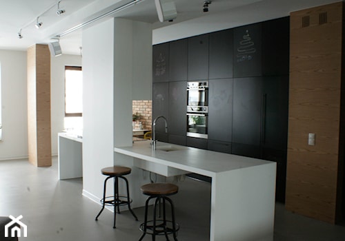 LOFT W WILANOWIE - Kuchnia, styl industrialny - zdjęcie od t design