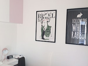 pastel candy - Biała sypialnia, styl nowoczesny - zdjęcie od t design