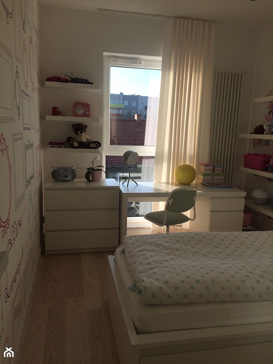 pastel candy - Mały biały szary pokój dziecka dla dziecka dla nastolatka dla chłopca dla dziewczynki, styl nowoczesny - zdjęcie od t design