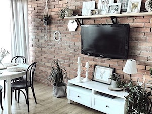 Domek na przedmieściach - Salon, styl skandynawski - zdjęcie od O-Caroline Blog