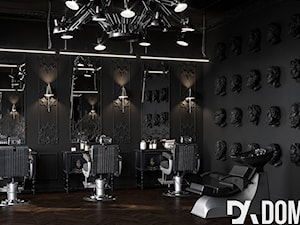 KRAK Barbershop w Krakowie - Wnętrza publiczne, styl tradycyjny - zdjęcie od Dom-Art