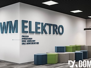 Biuro MWM ELEKTRO - Wnętrza publiczne, styl minimalistyczny - zdjęcie od Dom-Art