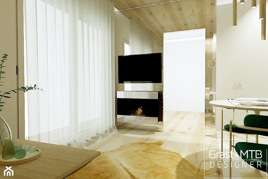 Projekt Mieszkania 30,79m2 - Salon - zdjęcie od Kompleksowe realizacje wnętrz pod klucz