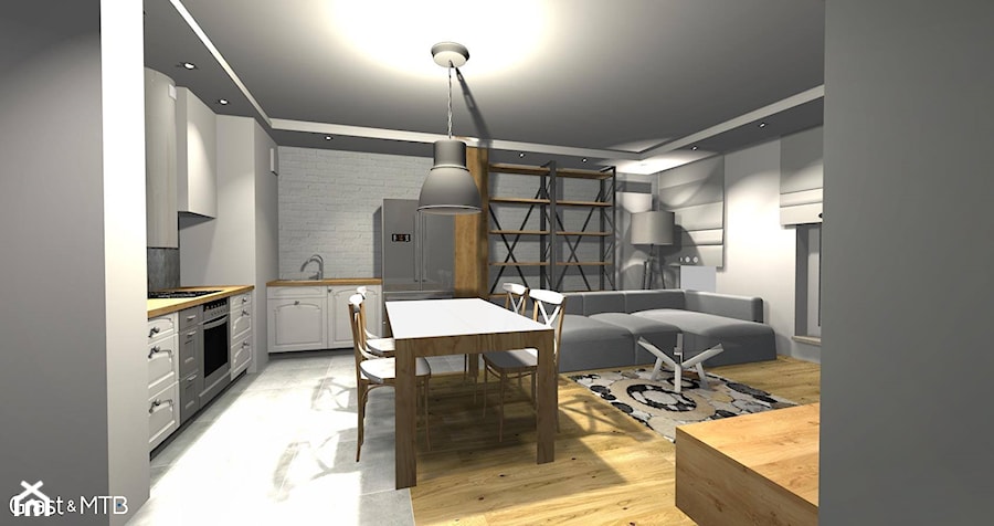 Apartament117m2 - Kuchnia, styl minimalistyczny - zdjęcie od Kompleksowe realizacje wnętrz pod klucz
