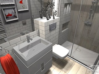 Mała łazienka z prysznicem