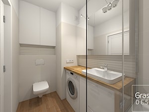 Projekt Mieszkania 40 m2 pakiet Basic - Łazienka, styl nowoczesny - zdjęcie od Kompleksowe realizacje wnętrz pod klucz