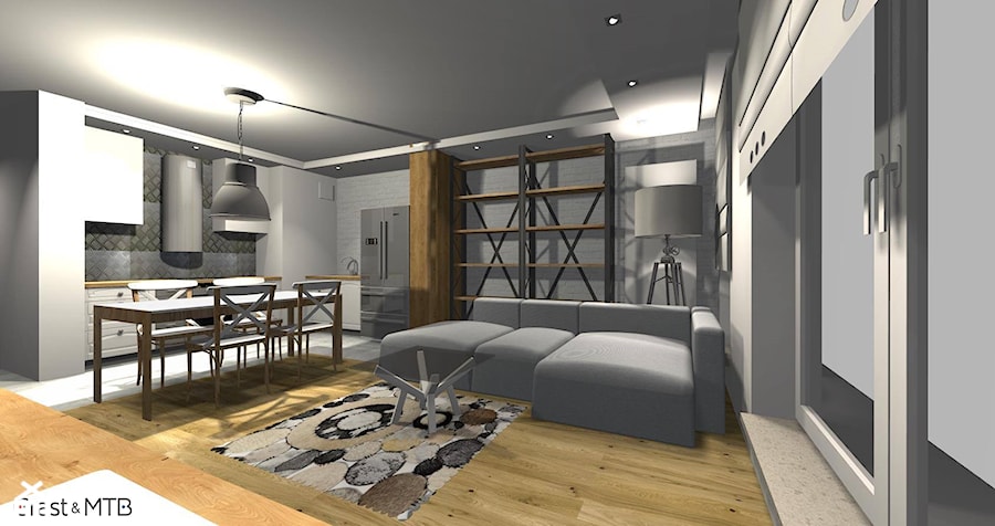 Apartament117m2 - Jadalnia, styl minimalistyczny - zdjęcie od Kompleksowe realizacje wnętrz pod klucz