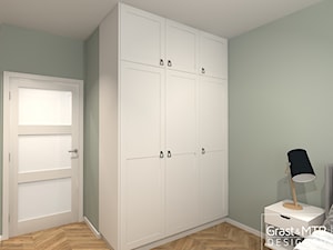 Projekt Mieszkania 40 m2 pakiet Basic - Sypialnia, styl nowoczesny - zdjęcie od Kompleksowe realizacje wnętrz pod klucz