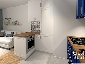 Projekt Mieszkania 40 m2 pakiet Basic - Kuchnia, styl nowoczesny - zdjęcie od Kompleksowe realizacje wnętrz pod klucz
