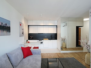 Mieszkanie_43m2_w_którym_górują_minimalizm_oraz_kontrasty_10 - zdjęcie od Kompleksowe realizacje wnętrz pod klucz