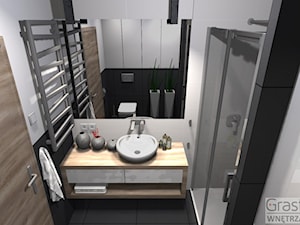 Łazienka Na Wczoraj - Łazienka, styl minimalistyczny - zdjęcie od Kompleksowe realizacje wnętrz pod klucz