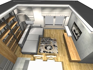 Apartament117m2 - Salon, styl minimalistyczny - zdjęcie od Kompleksowe realizacje wnętrz pod klucz