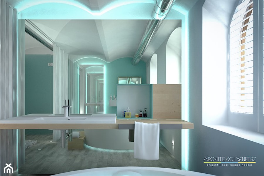 Pokój kąpielowy. - zdjęcie od Kunkiewicz Architekci