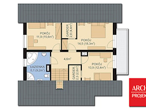 APS 286 - Domy - zdjęcie od ARCHIprojekt Najlepsze Projekty Domów