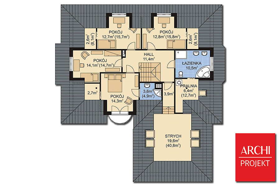 APS 255 - Domy - zdjęcie od ARCHIprojekt Najlepsze Projekty Domów