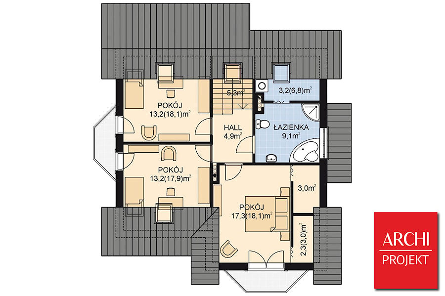 APS 188 NEW - Domy - zdjęcie od ARCHIprojekt Najlepsze Projekty Domów