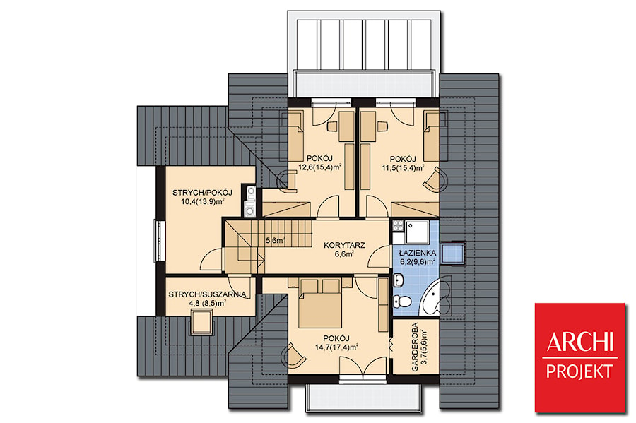 APS 184 NEW - Domy - zdjęcie od ARCHIprojekt Najlepsze Projekty Domów