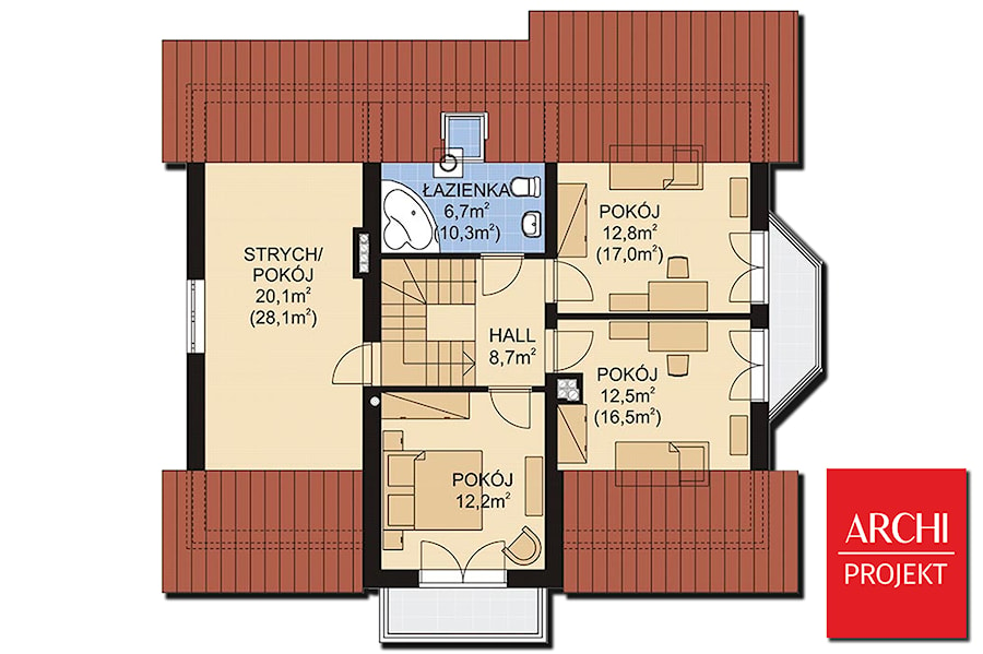 APS 242 NEW - Domy - zdjęcie od ARCHIprojekt Najlepsze Projekty Domów