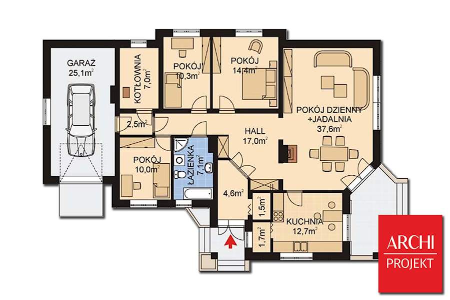 APS 030+2G - Domy - zdjęcie od ARCHIprojekt Najlepsze Projekty Domów