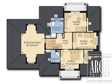 Aranżacje wnętrz - Domy: APS 119 L+P - Domy - ARCHIprojekt Najlepsze Projekty Domów. Przeglądaj, dodawaj i zapisuj najlepsze zdjęcia, pomysły i inspiracje designerskie. W bazie mamy już prawie milion fotografii!