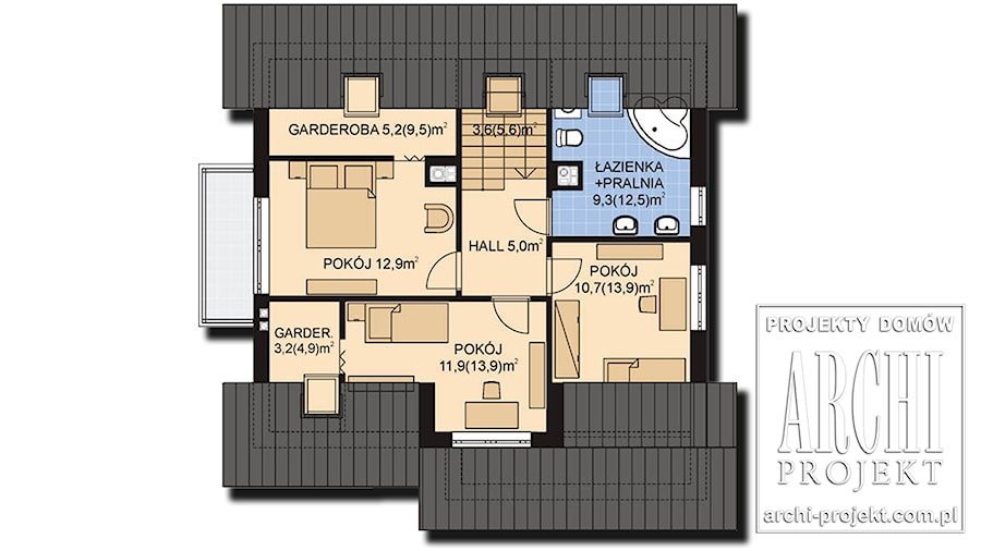 APS 201 - Domy - zdjęcie od ARCHIprojekt Najlepsze Projekty Domów