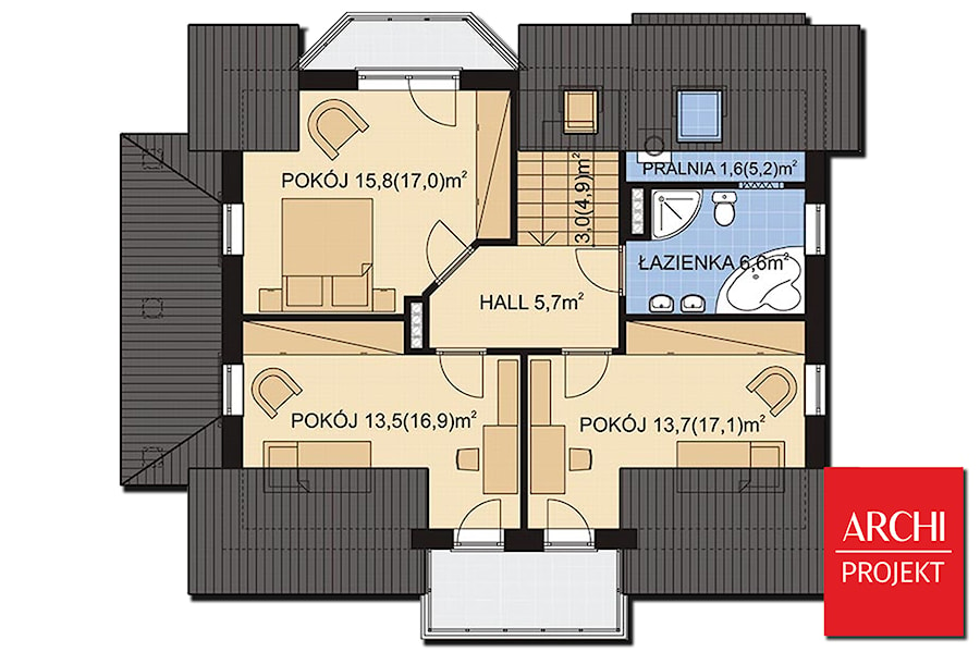 APS 142 NEW - Domy - zdjęcie od ARCHIprojekt Najlepsze Projekty Domów