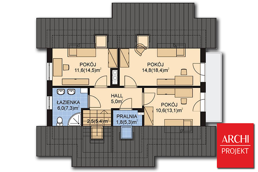 APS 205 NEW - Domy - zdjęcie od ARCHIprojekt Najlepsze Projekty Domów