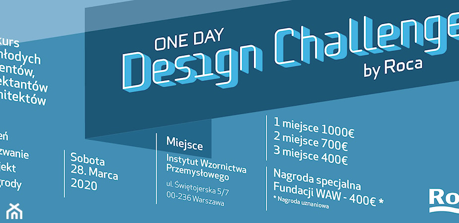 III edycja konkursu designu „Roca One Day Design Challenge” 