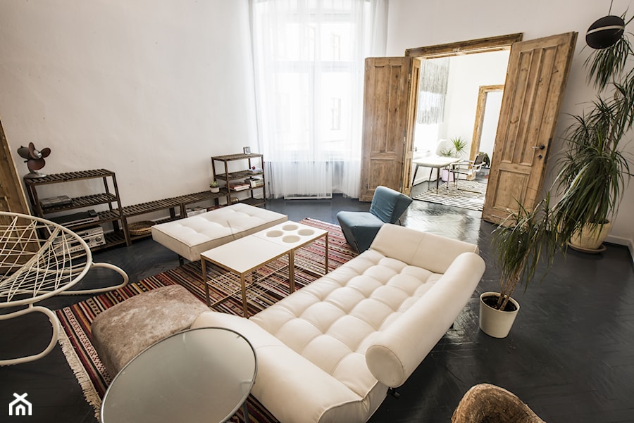 Apartament w Łodzi - Salon, styl nowoczesny - zdjęcie od Homebook.pl