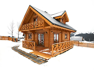 Almette - konkurs - Małe jednopiętrowe domy jednorodzinne drewniane z dwuspadowym dachem - zdjęcie od Homebook.pl