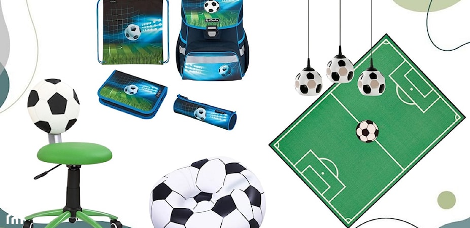 Pokój piłkarski dla chłopca – 6 niezbędnych rzeczy do pokoju kibica piłki nożnej