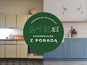 Metamorfoza kuchni z błękitnymi meblami - zdjęcie od Homebook.pl