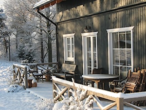 Jeleniówka – dom w Karkonoszach - Taras, styl tradycyjny - zdjęcie od Homebook.pl