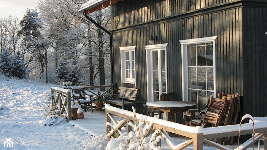 Jeleniówka – dom w Karkonoszach - Taras, styl tradycyjny - zdjęcie od Homebook.pl