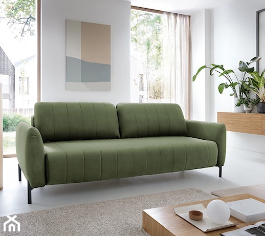 Zielona kanapa w salonie – jak dobrać ją do stylu wnętrza? 5 inspiracji